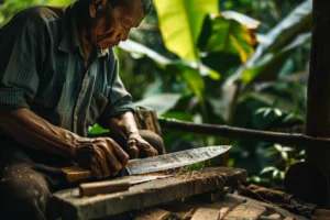 Aprendiendo de los Expertos Afilado de Machetes para Maxima Efectividad